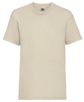 TRICOU CLASIC COPII FRUIT OF THE LOOM NATURAL