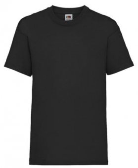 TRICOU CLASIC COPII FRUIT OF THE LOOM NEGRU