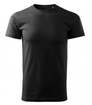 TRICOU CLASSIC MALFINI BASIC BARBATI NEGRU