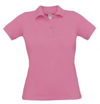 TRICOU POLO DAMA B&C ROZ